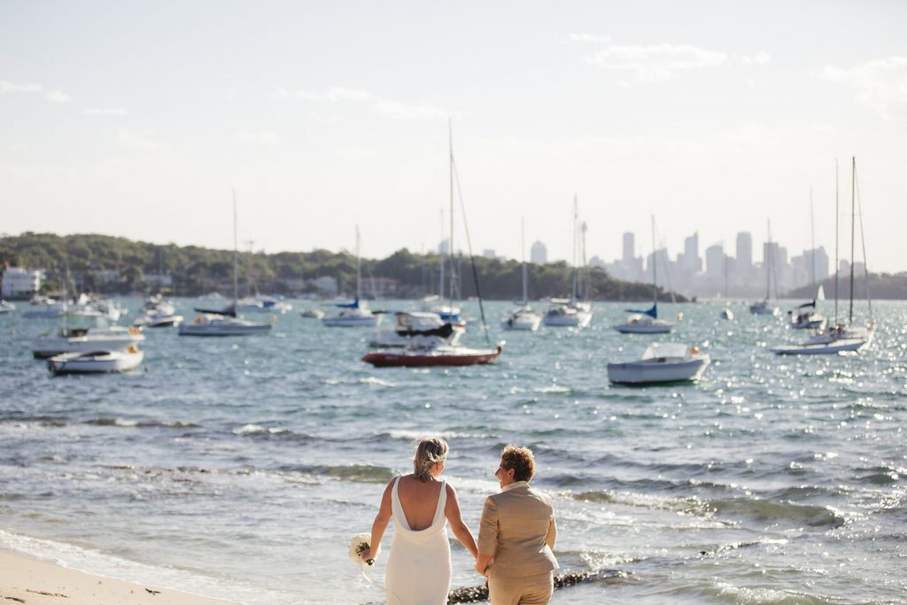 Intimate wedding beach