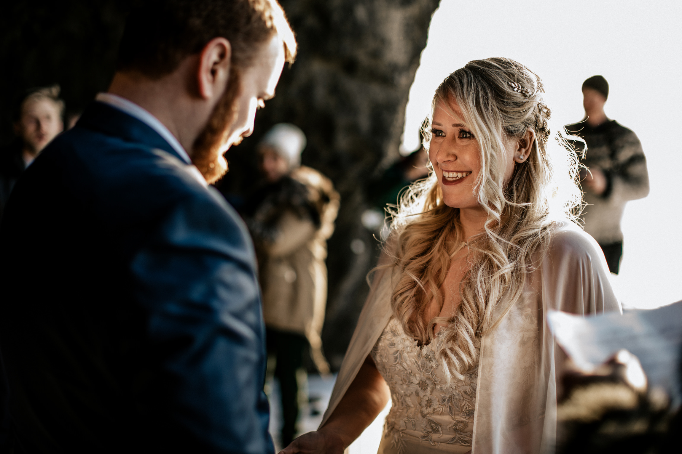 cave elopement ceremony