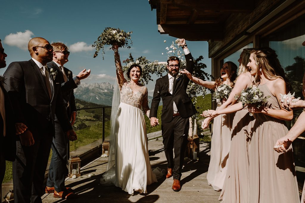 Austrian Alps Wedding Ceremony