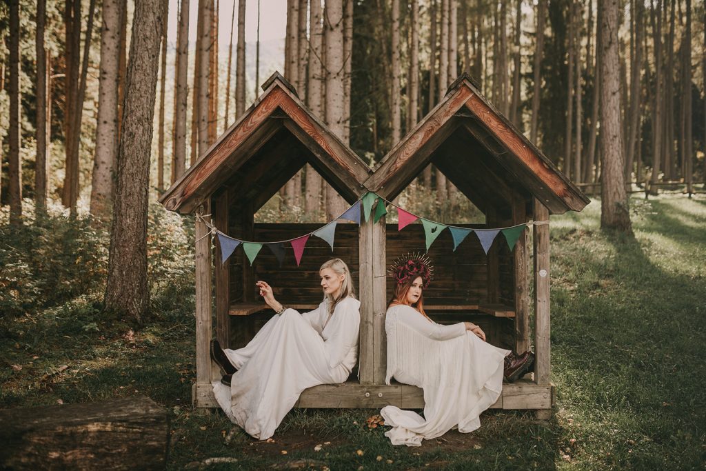 Lake Braies same sex wedding