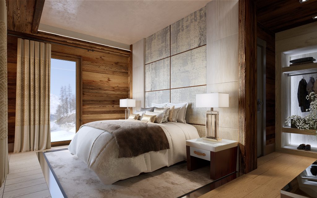 French Alps luxury wedding suite