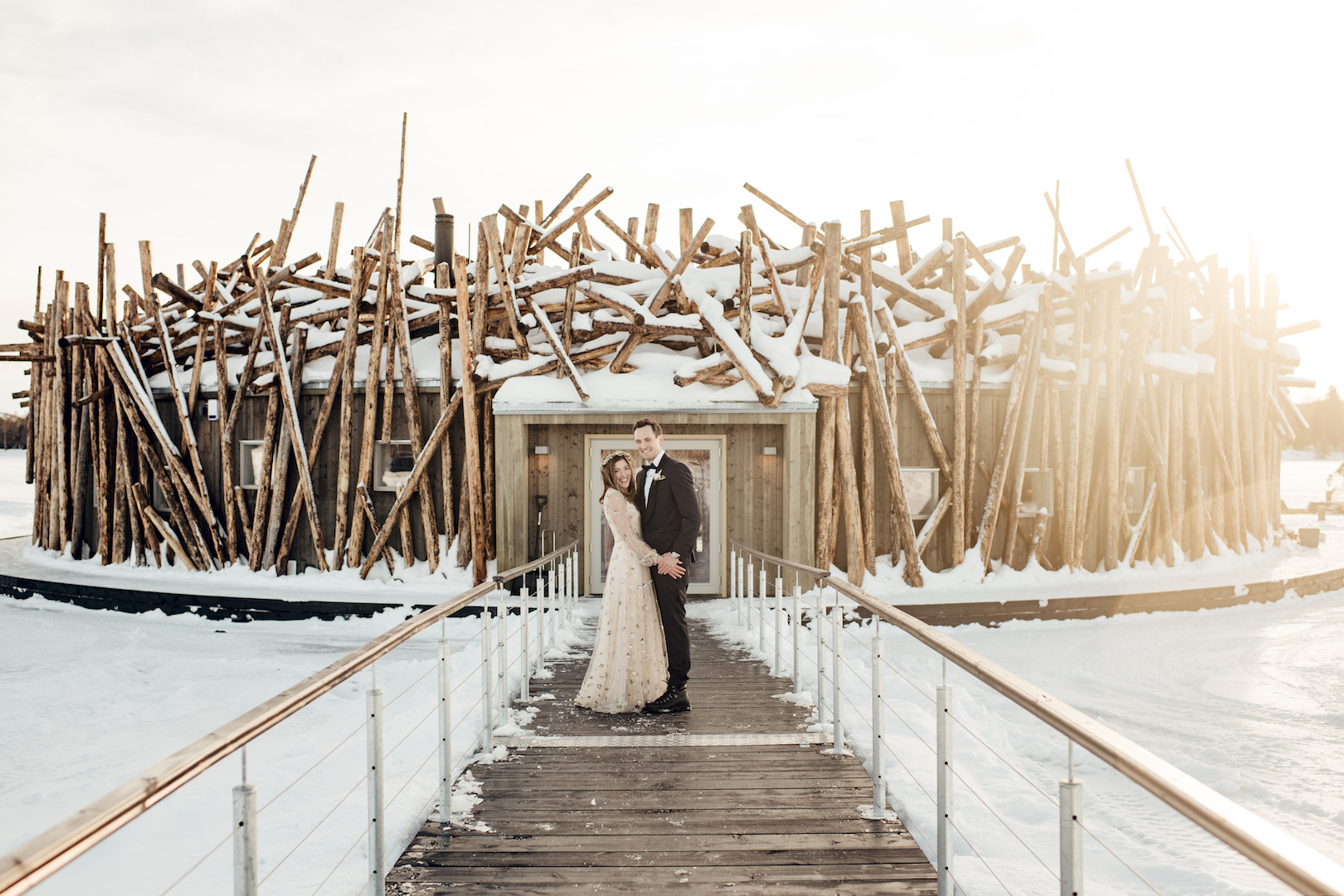 Arctic Bath Swedish Lapland Wedding
