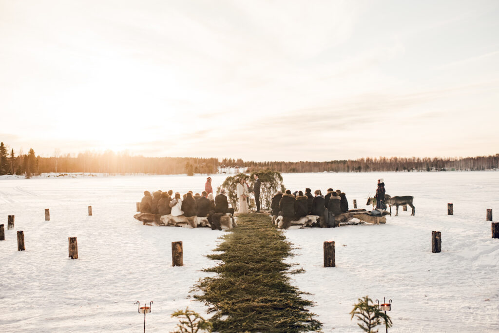 Arctic Bath Swedish Lapland Wedding