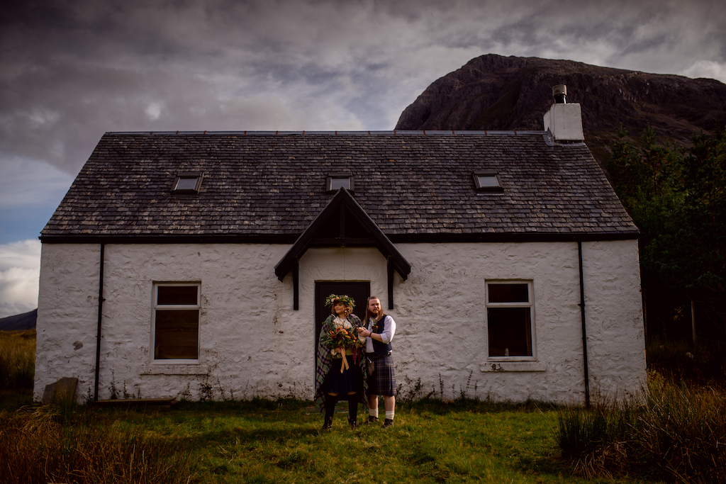 Scottish Highlands Elopement, Glencoe, Devils Pulpit & Loch Lomond