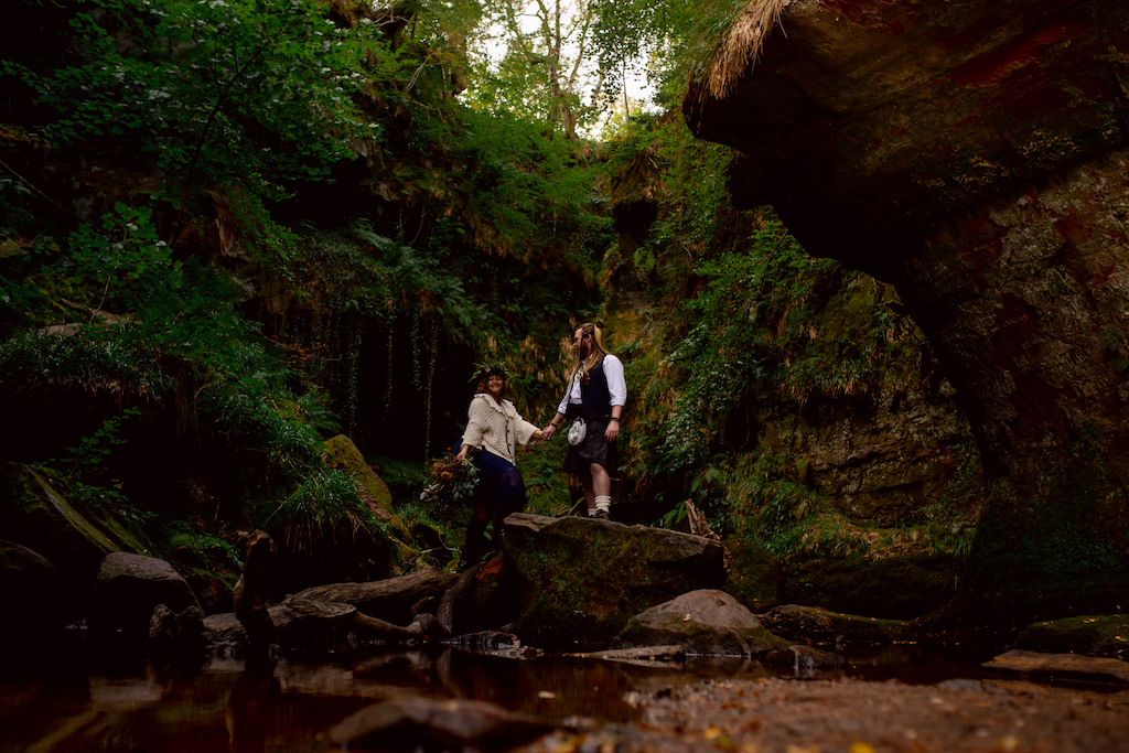 Scottish Highlands Elopement, Glencoe, Devils Pulpit & Loch Lomond