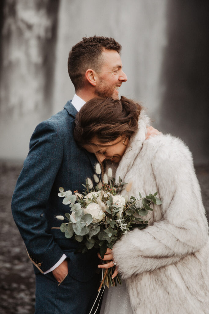Amulet Weddings Iceland Waterfall Wedding