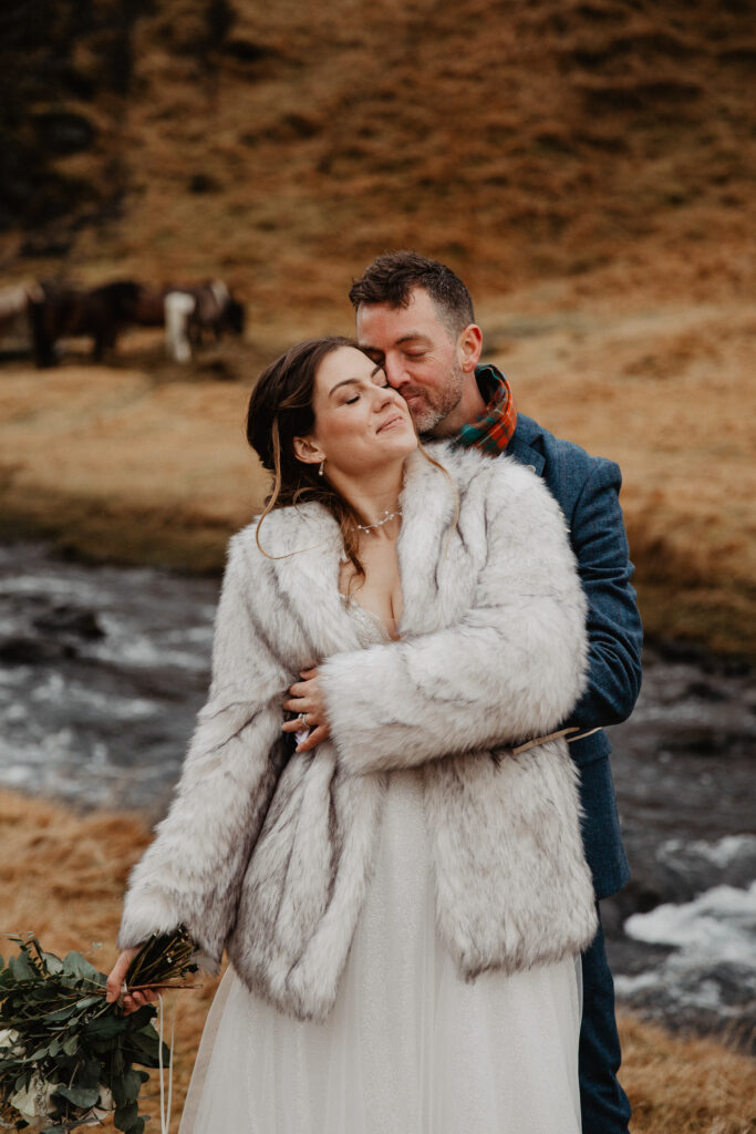 Amulet Weddings Iceland Waterfall Wedding